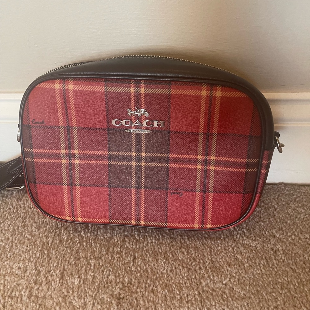 Coach plaid crossbody